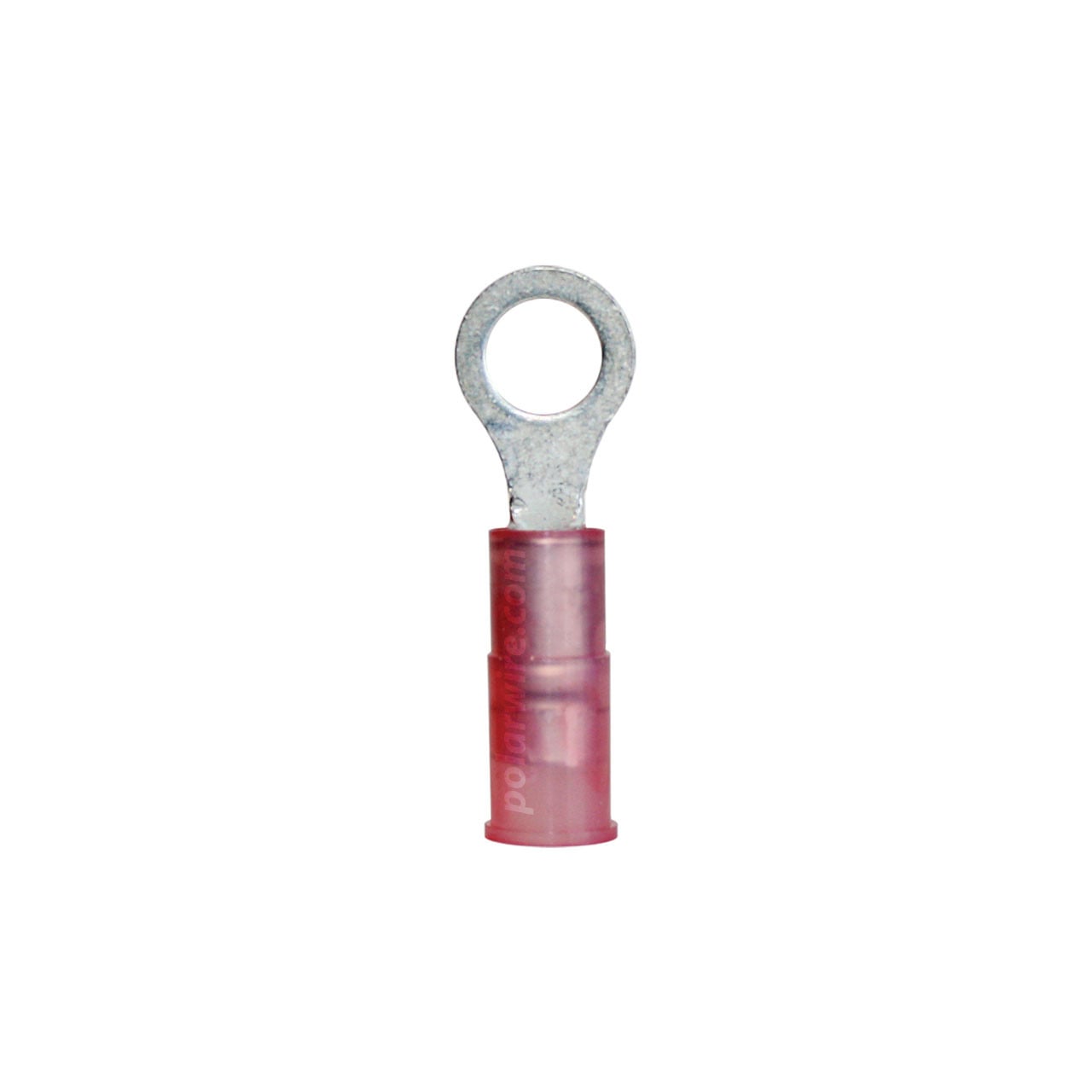 Nylon ring, 22-18 AWG, #8-10 stud, 25 pack