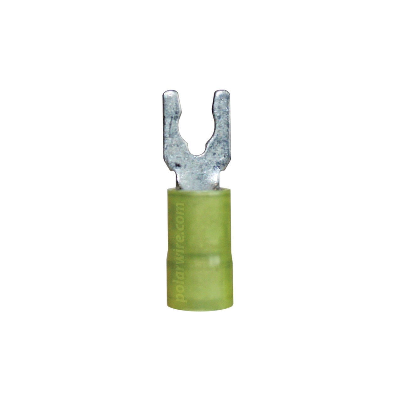 Nylon spade snap, 12-10 AWG, #6-8 stud, 100 pack