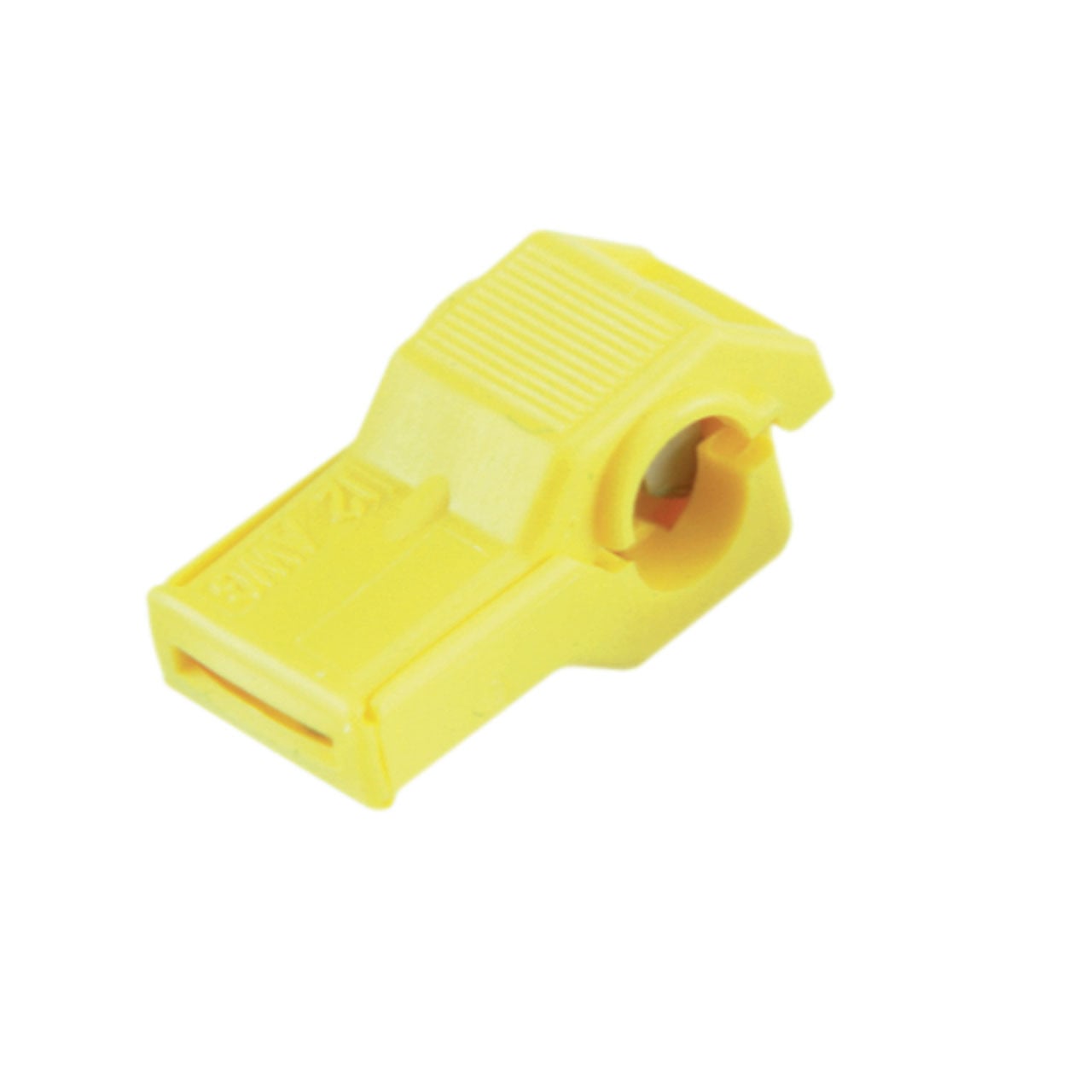 Yellow nylon insulated wire tap connector, 12-10 gauge, Molex Part Number  19216-0009