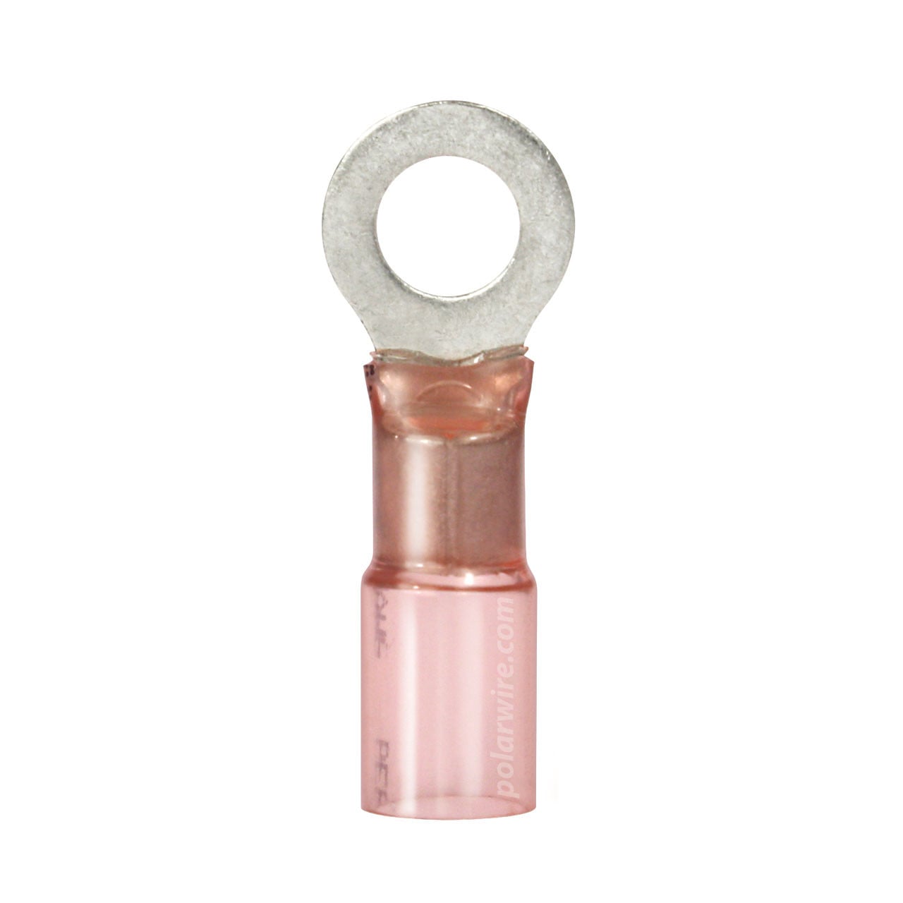 Heat seal ring, 8 AWG, 5/16 inch stud, 100 pack