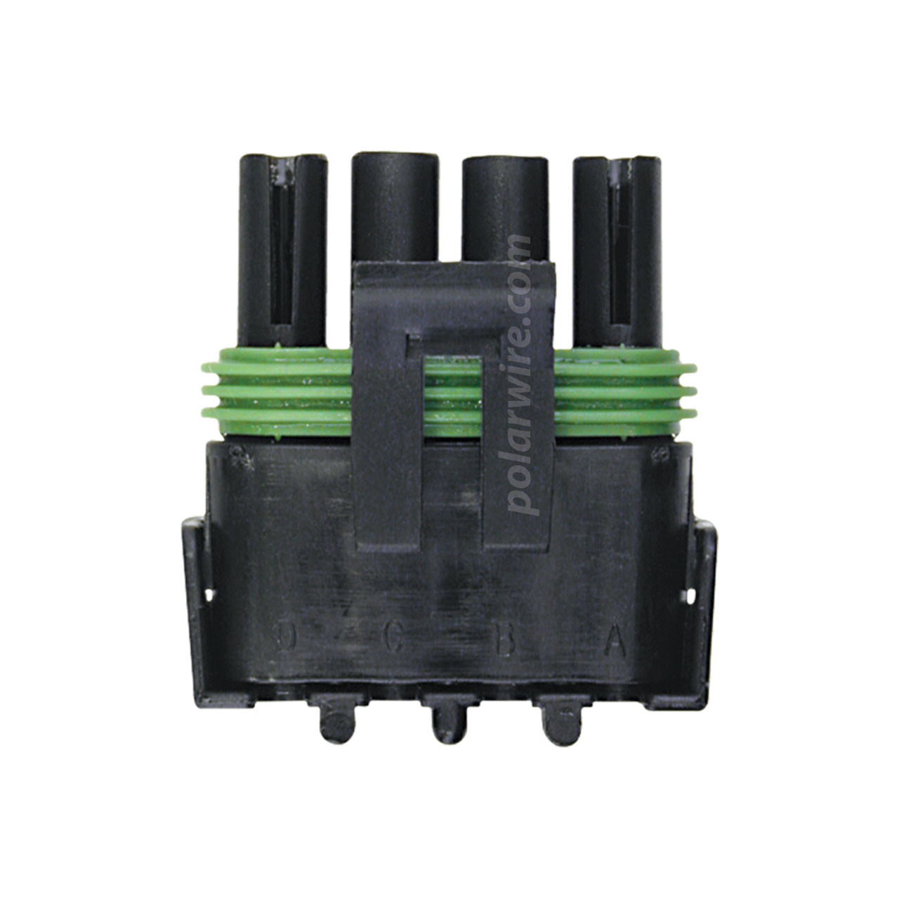 Weather pack female tower housing, 4 pin