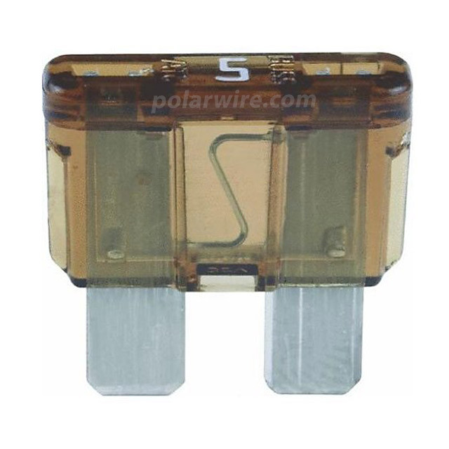 ATC blade fuse, 5 amp, 5 pack