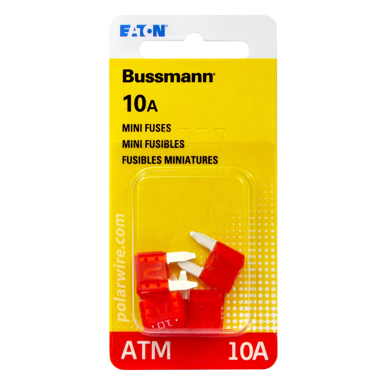 ATM mini-blade fuse, 10 amp, 5 pack
