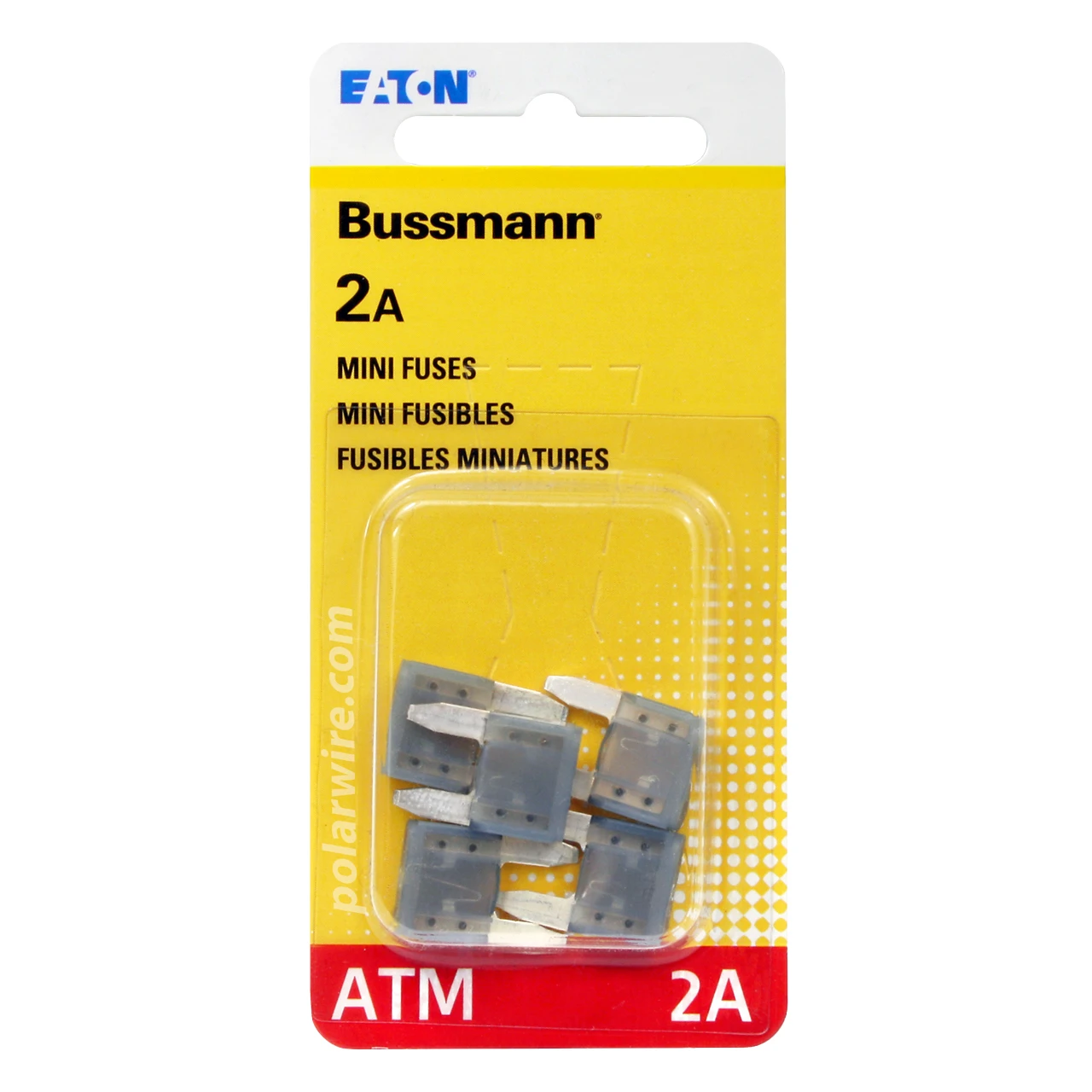 ATM mini-blade fuse, 2 amp, 5 pack
