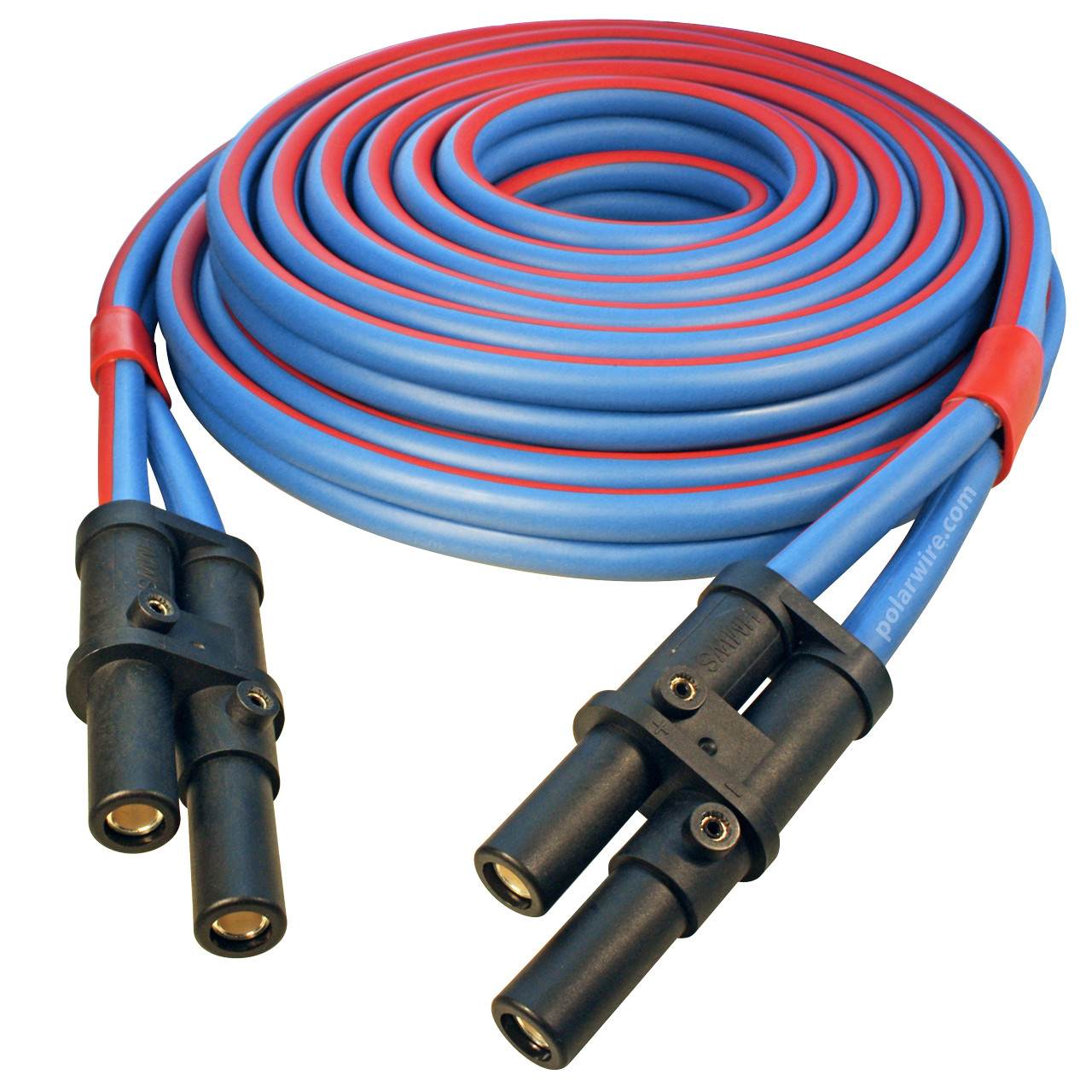 1/0 GA 30ft J1283 Jump Start Cable Plug to Plug | Polar Wire