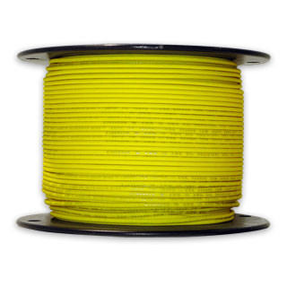 14 AWG yellow Arctic Ultraflex Blue single conductor wire 100% copper tinned fine strand, 600v, 500 foot spool