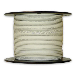 16 AWG white Arctic Ultraflex Blue single conductor wire 100% copper tinned fine strand, 600v, 500 foot spool