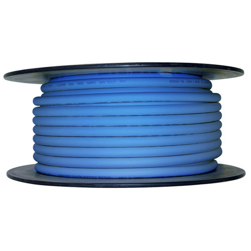 4 AWG Blue Arctic Ultraflex Blue 100 foot spool, 100% copper fine strand tinned wire rated to -55C