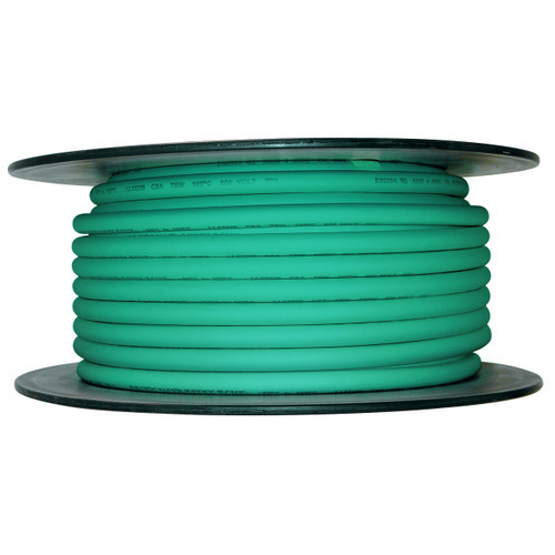 4 AWG Green Arctic Ultraflex Blue 100 foot spool, 100% copper fine strand tinned wire rated to -55C