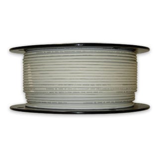 12 AWG white Arctic Ultraflex Blue single conductor wire 100% copper tinned fine strand, 600v, 500 foot spool