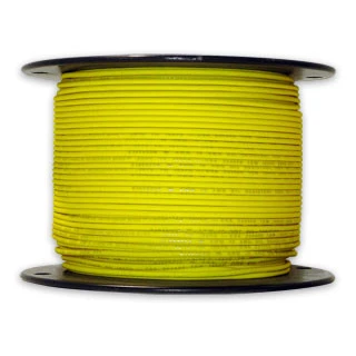 14 AWG yellow Arctic Ultraflex Blue single conductor wire 100% copper tinned fine strand, 600v, 500 foot spool