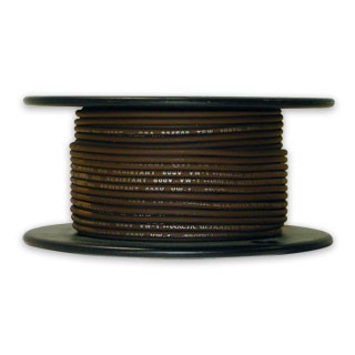 16 AWG Brown Arctic Ultraflex Blue 100 foot spool, 100% copper fine strand tinned wire rated to -55C