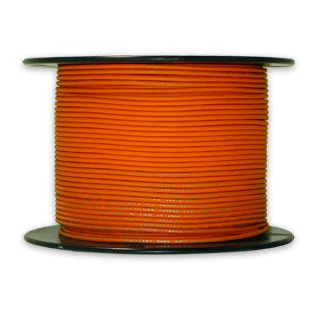 16 AWG orange Arctic Ultraflex Blue single conductor wire 100% copper tinned fine strand, 600v, 500 foot spool
