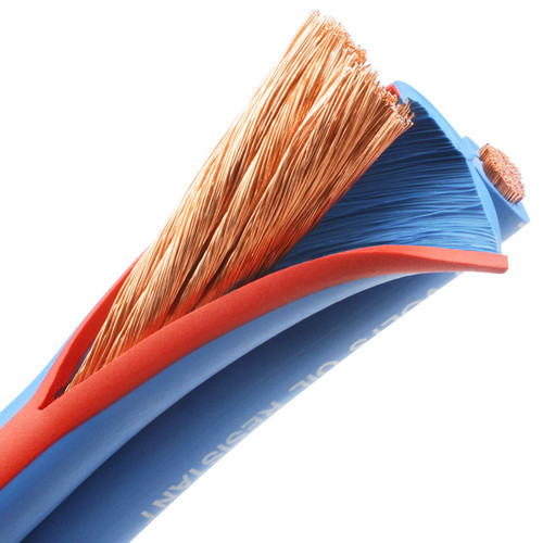 2 AWG Arctic Superflex Blue duplex wire has Class K fine stranded conductors for best conductivity and flexibility