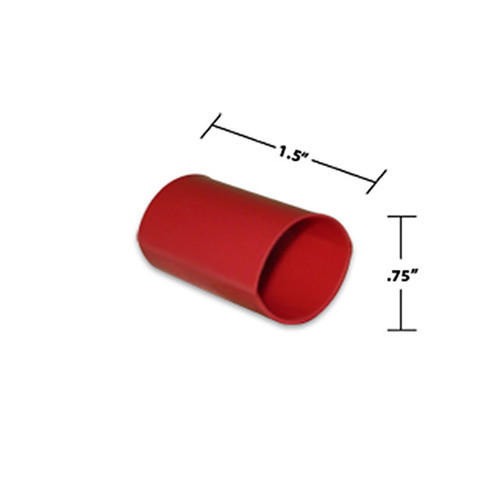 Red 3/4 x 1-1/2 in Precut Dual Wall Heat Shrink, Choose a Color