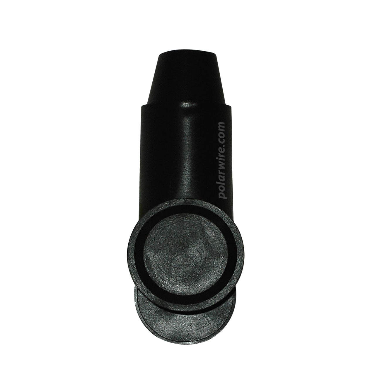 Black alternator type battery boot, 1/0-2/0 AWG