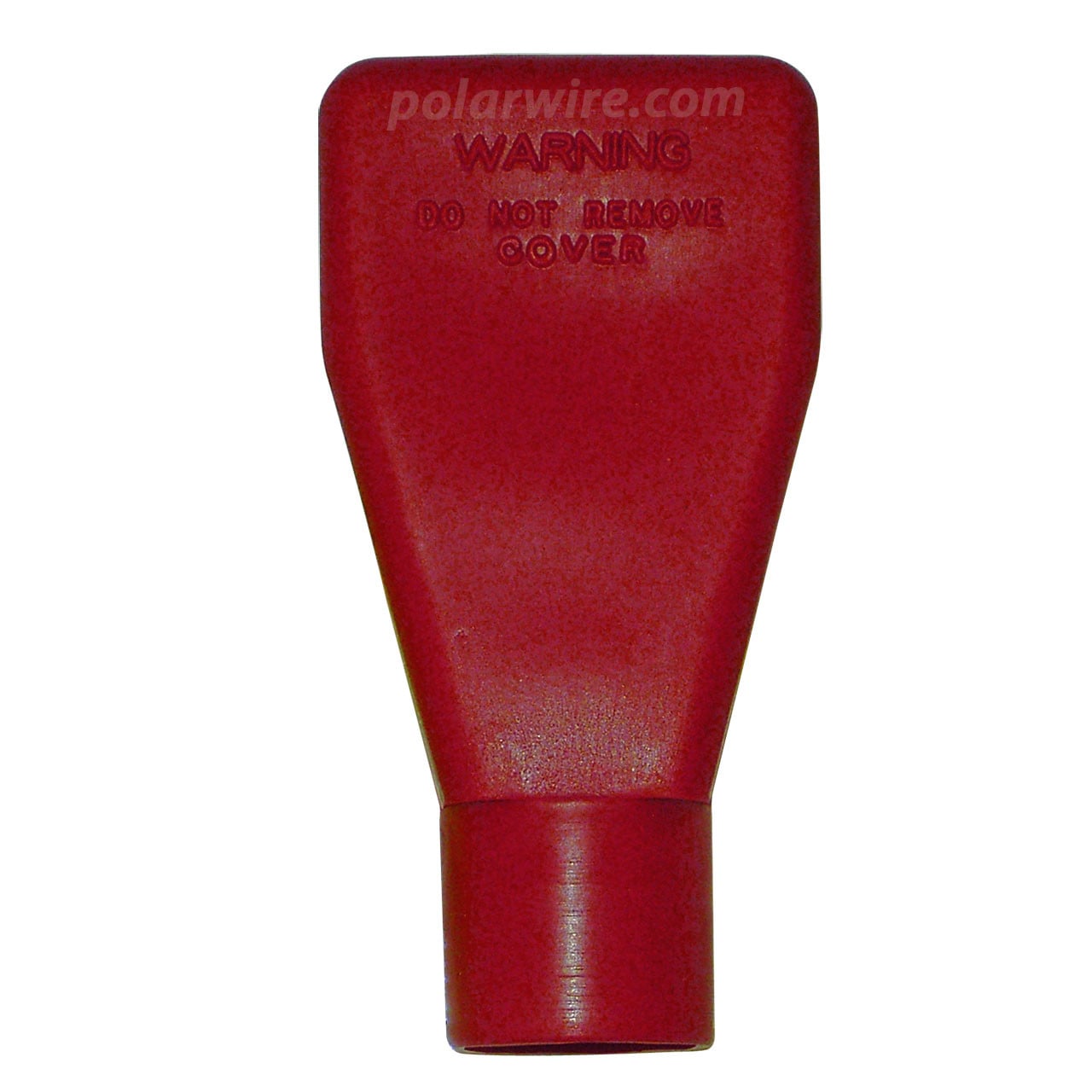 Red top mount battery boot, 1/0-2/0 AWG