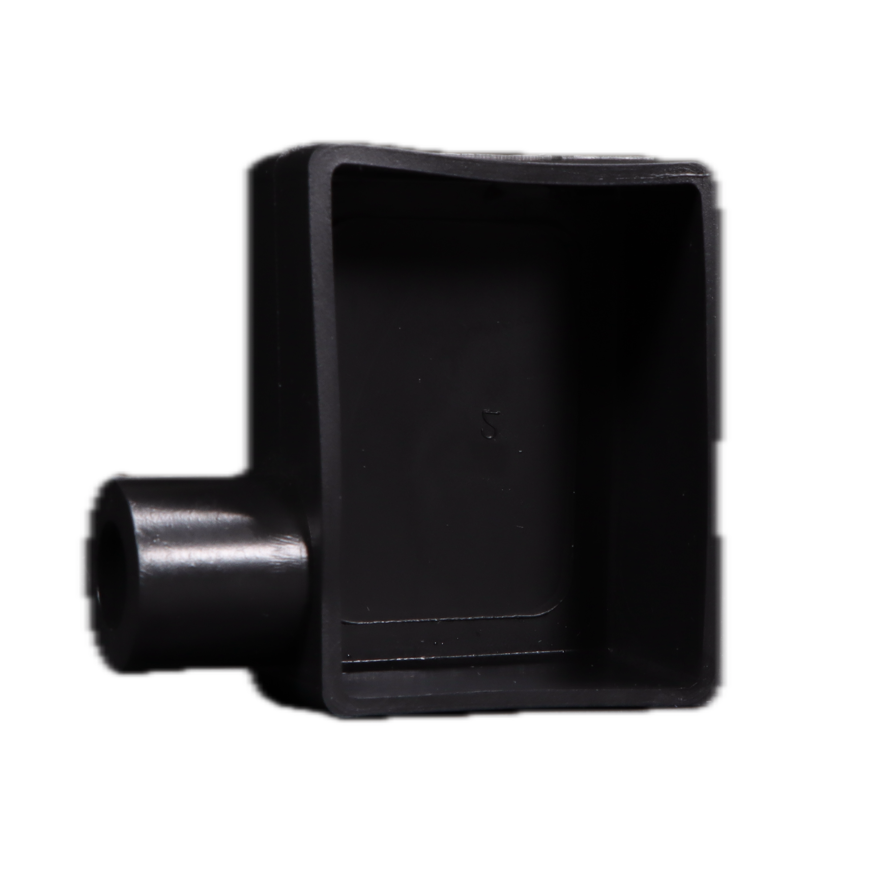 TOP MOUNT RIGHT 2GA BLACK BATTERY BOOT