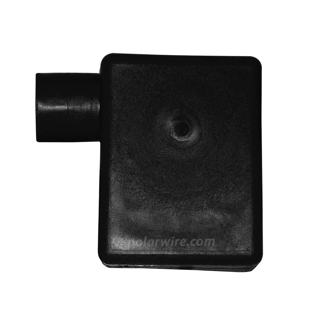 Black top mount rt. battery boot, 3/0-4/0 AWG