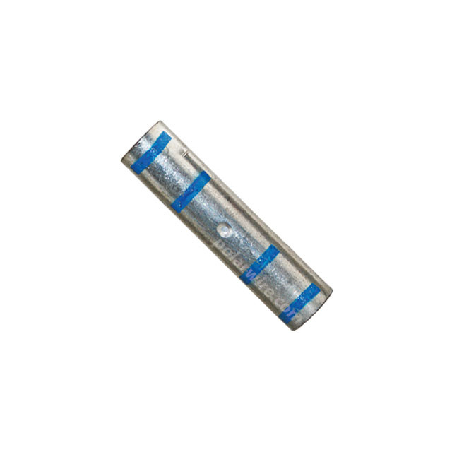 Blue plated copper power splice heavy duty, 6 AWG