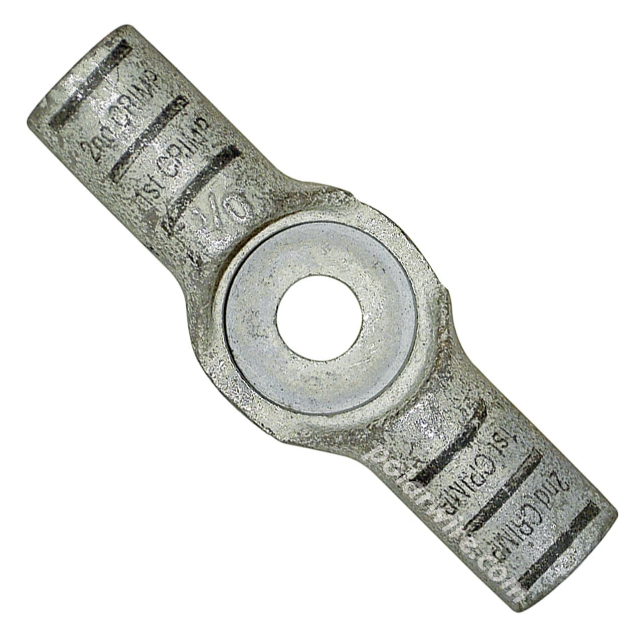 Black side mount splice terminal, 1/0 AWG