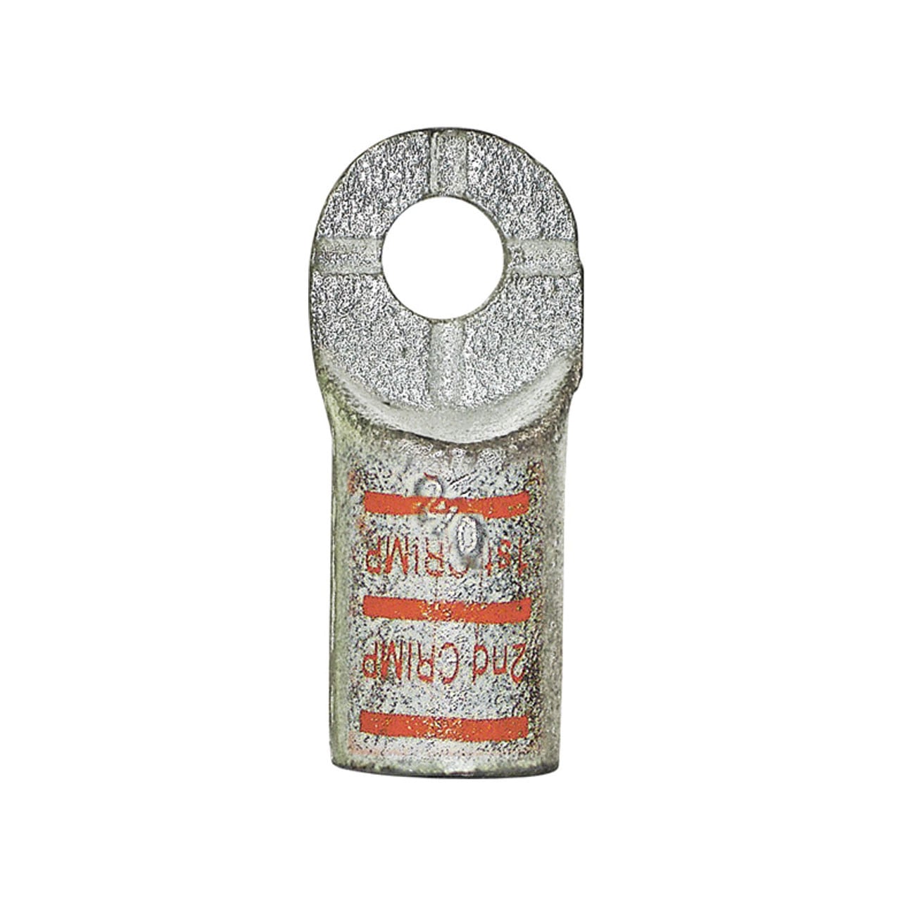 Orange side mount stackable battery terminal, 2/0 AWG