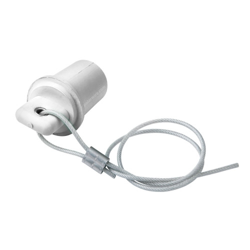 Aページ 2/0-4/0 400A Male Inline Single Pin Connector White | Polar Wire