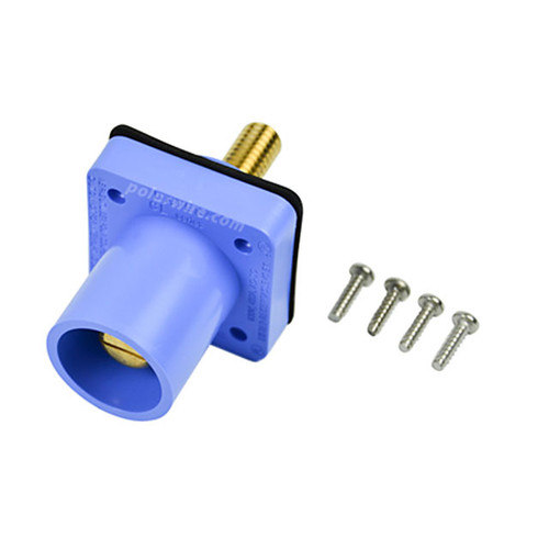 2/0-4/0 400A Male CL 16 Series Panel Mount Stud Blue | Polar Wire
