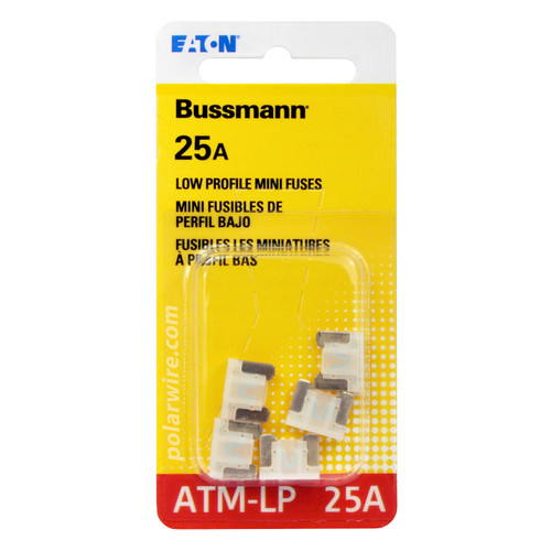 20 AMP LOW PROFILE ATM MINI-BLADE FUSE 5 PACK - Polar Wire