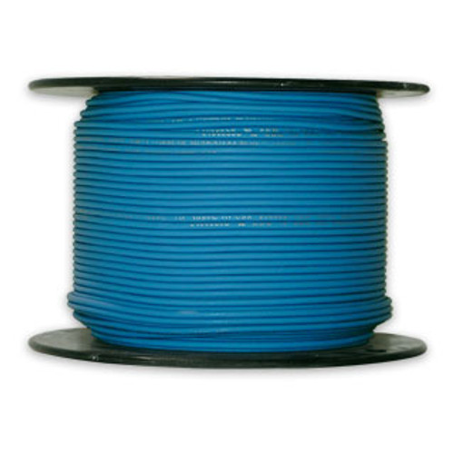 14 AWG blue Arctic Ultraflex Blue single conductor wire 100% copper tinned fine strand, 600v, 500 foot spool