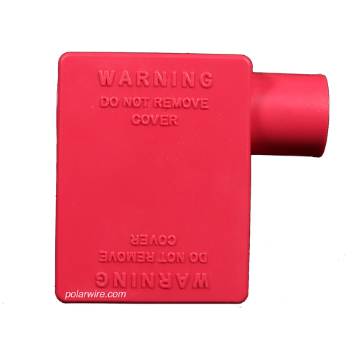 TOP MOUNT LF. 2GA RED BATTERY BOOT TOP MOUNT LF. 2GA RED BATTERY BOOT