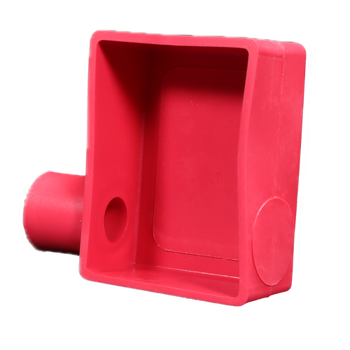 TOP MOUNT RIGHT 2GA RED BATTERY BOOT