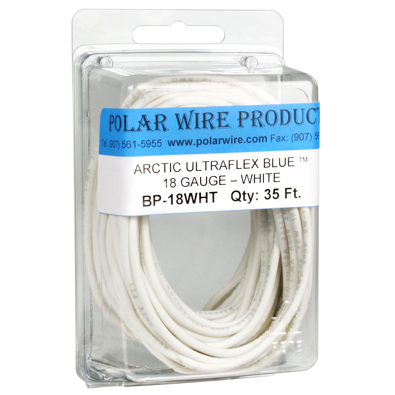 ARCTIC ULTRAFLEX 18GA WHITE 35 FOOT PACK Polar Wire
