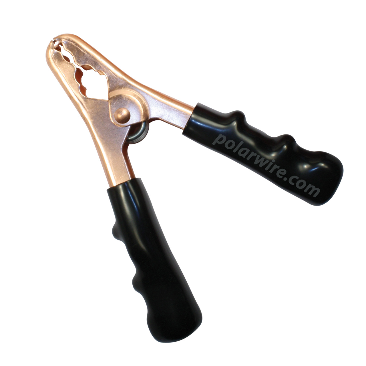 400A Solid Copper Jumper Cable Clamp Black | Polar Wire