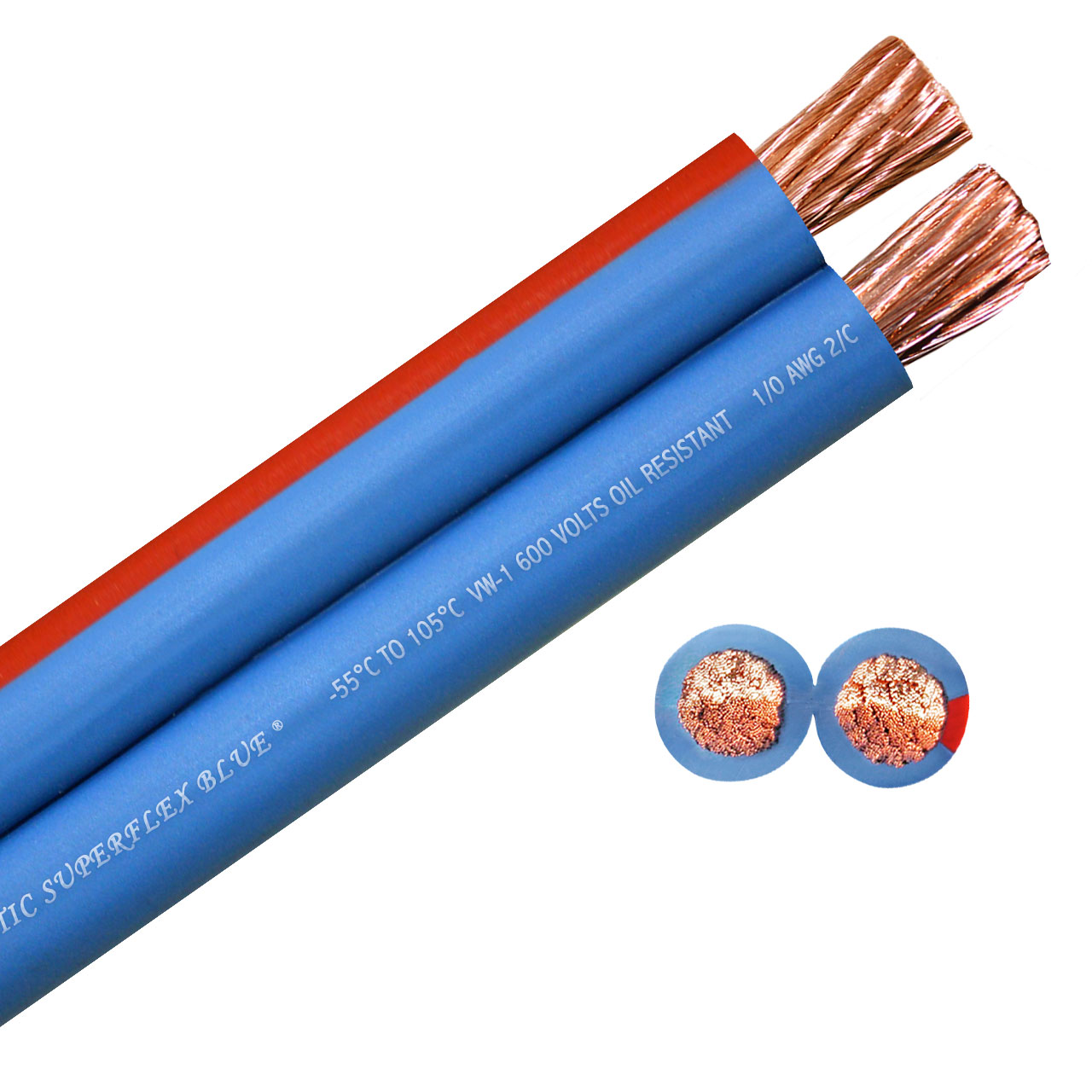 10 AWG Blue Arctic Ultraflex Blue Wire