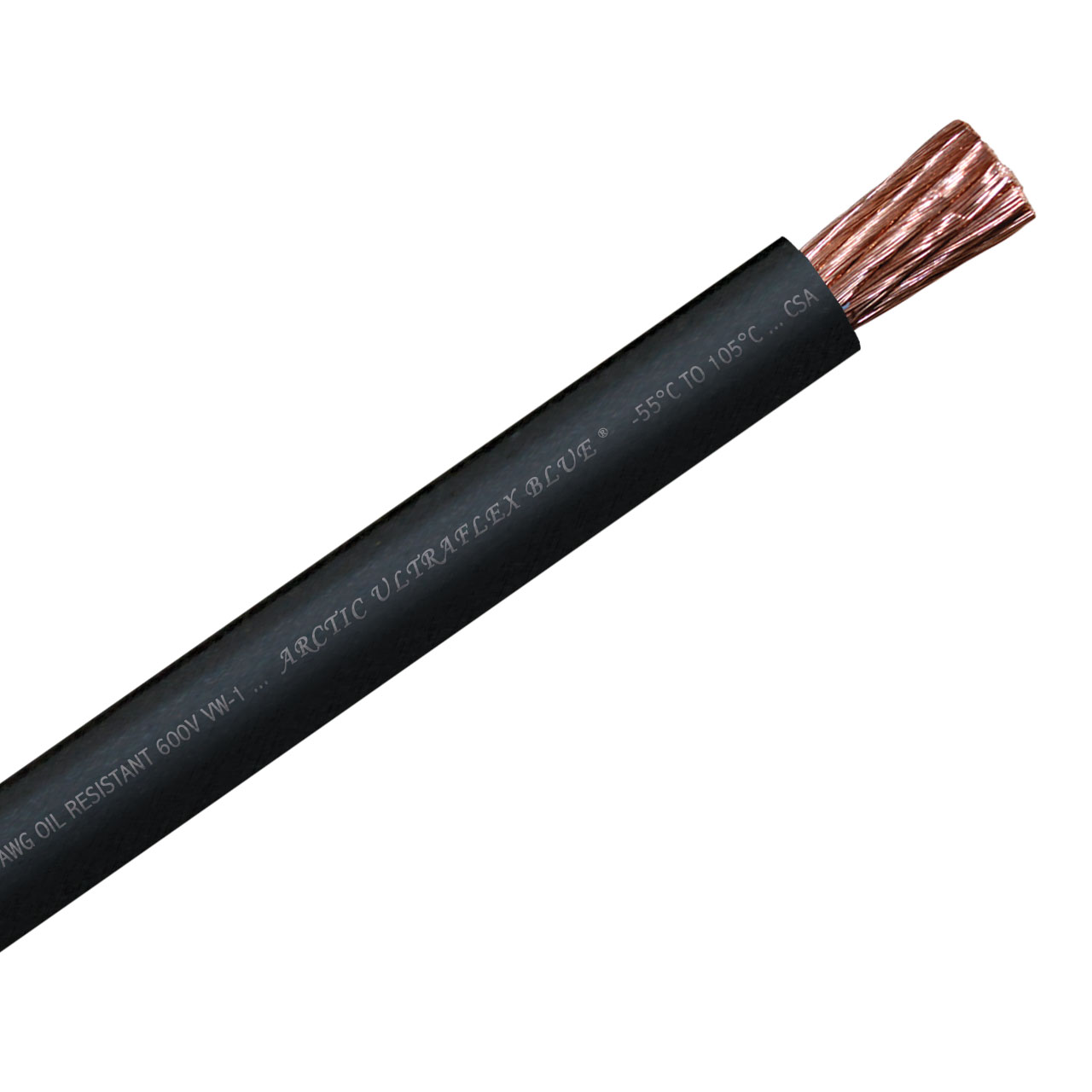1 AWG Black Arctic Ultraflex Wire Per Foot | Polar Wire