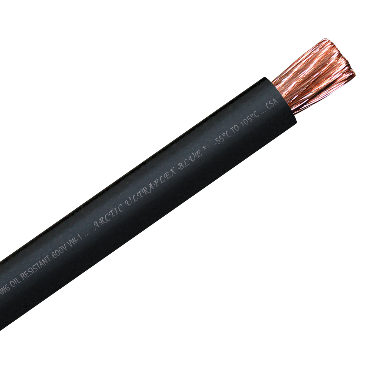 Absolute 2 Gauge Ultra Flexible Power Cable - 20 Feet Black (PROP2G20BK)