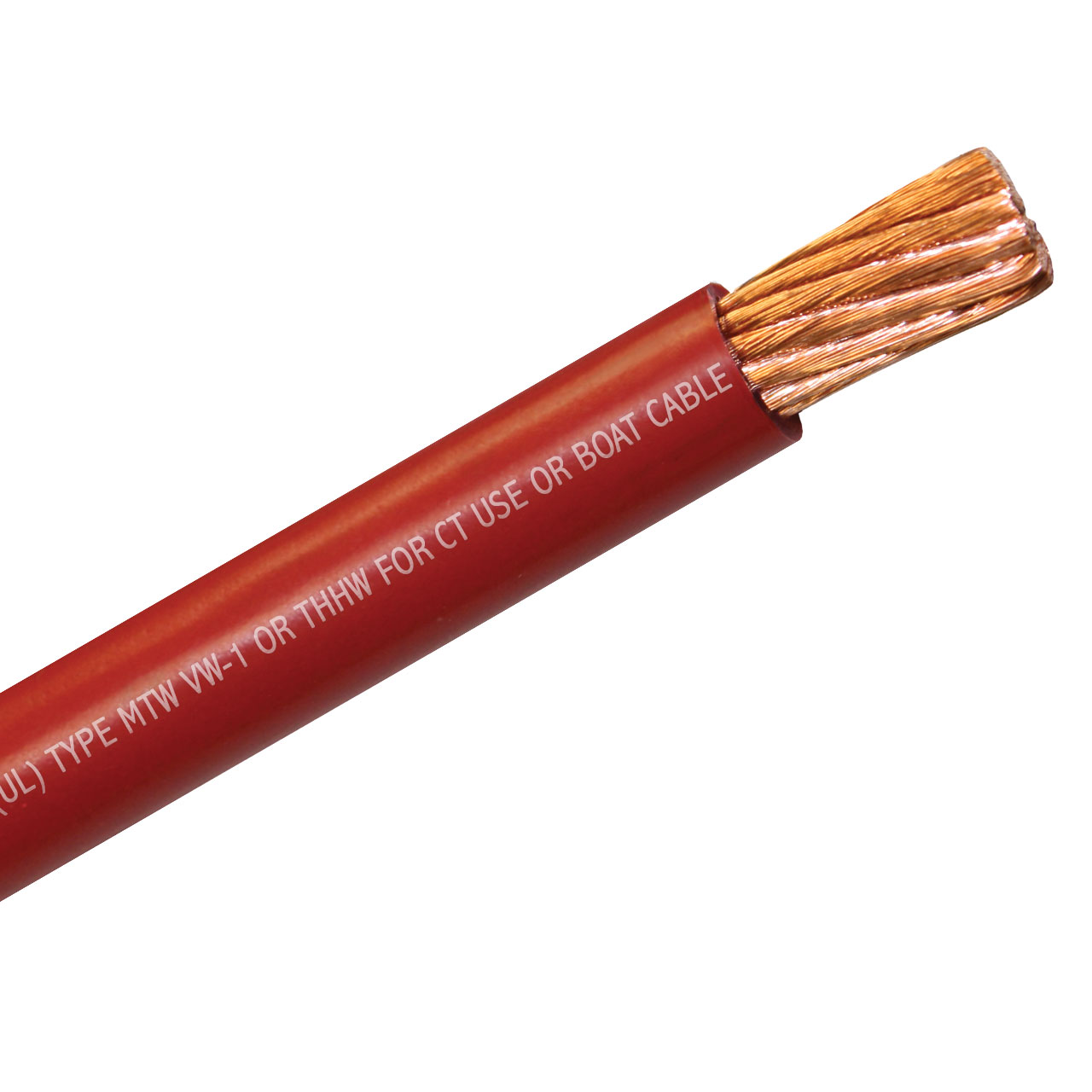 2/0 AWG THHW Multi-Purpose Flexible Wire Red
