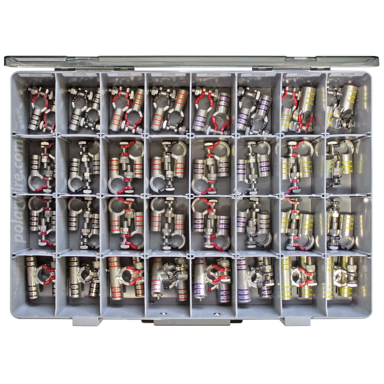 BATTERY TERMINAL REPAIR KIT 1/04/0 TOP MOUNT Polar Wire