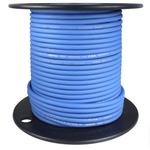 『14kgf』ロンドンブルー＆オパール No.168 12 AWG Blue Wire 100ft Spool Arctic Ultraflex | Polar Wire