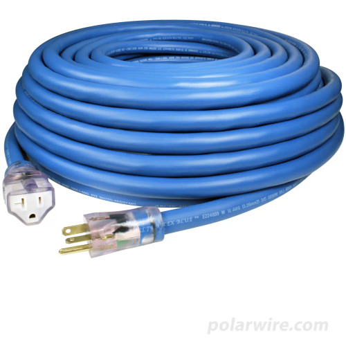 100' 10 Ga 20 Amp Extension Cord Arctic Ultraflex | Polar Wire