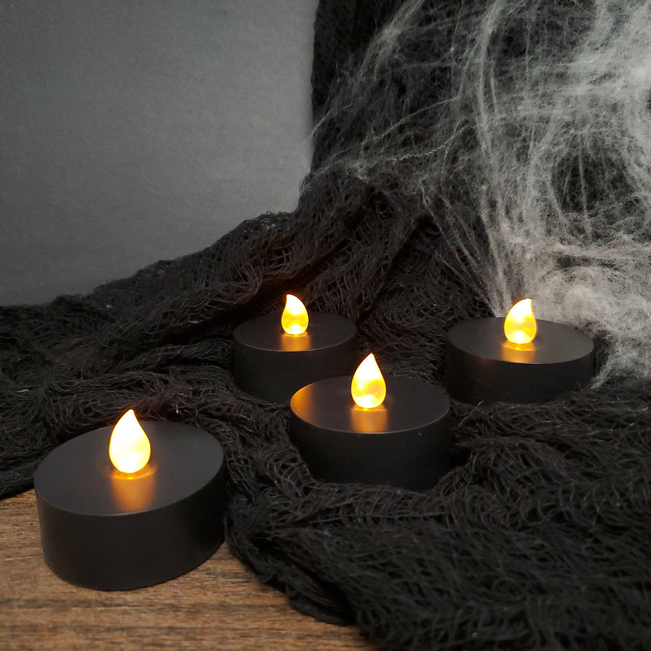 large battery operated tea lights