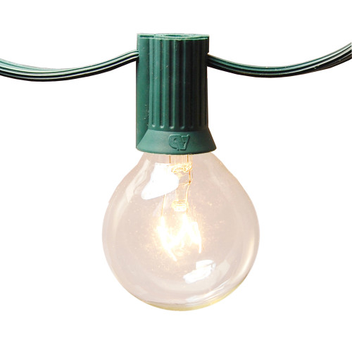Electric String Lights with 25 Globe Bulbs