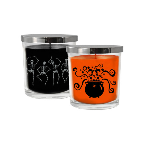 Scented Wax Candles, Halloween Collection - Set of 2 Scented Wax Candles, Halloween Collection - Set of 2