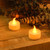 Battery Operated LED Tea Lights, Amber - Set of 24