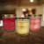 Scented Wax Candles, Wine Collection - Set of 3