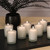 Votive Candles in Clear Glass Holders - Set of 12