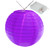 Battery Operated String Lights with 10 Nylon Lanterns - Multicolor