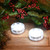 Submersible Battery Operated Cool White LED Lights with Remote Control - Set of 2