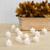 Battery Operated Tea Light Candles, Amber - Set of 12